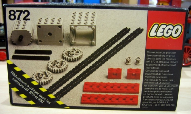 872 - Two Gear Blocks (Gear Reduction Kit)