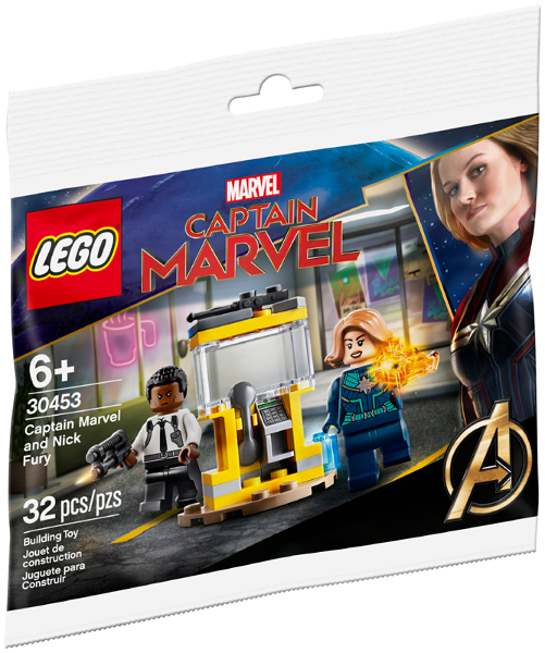 30453 - Captain Marvel and Nick Fury polybag