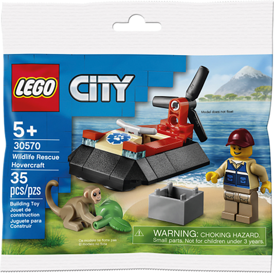 30570 - Wildlife Rescue Hovercraft polybag