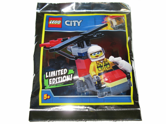 951905 - Firefighter Woman with Helicopter foil pack